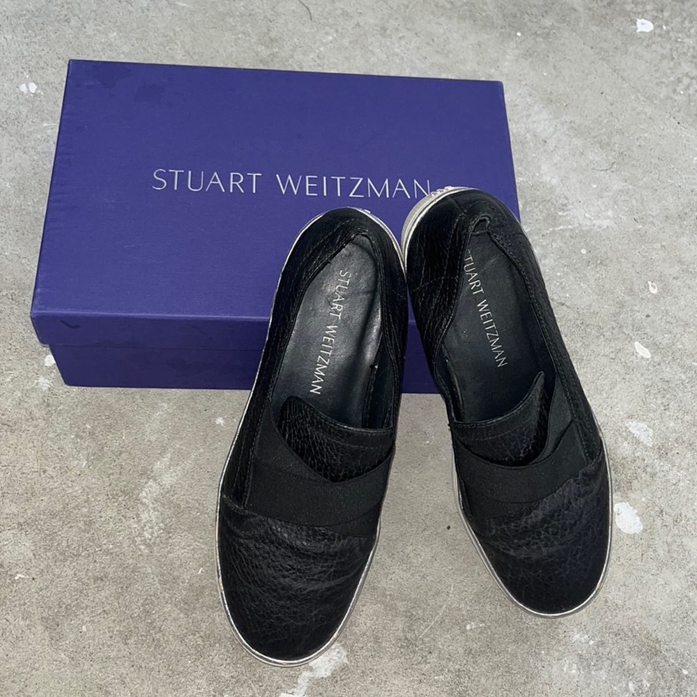 Stuart Weitzman Flex Slip On Sneakers, size 8